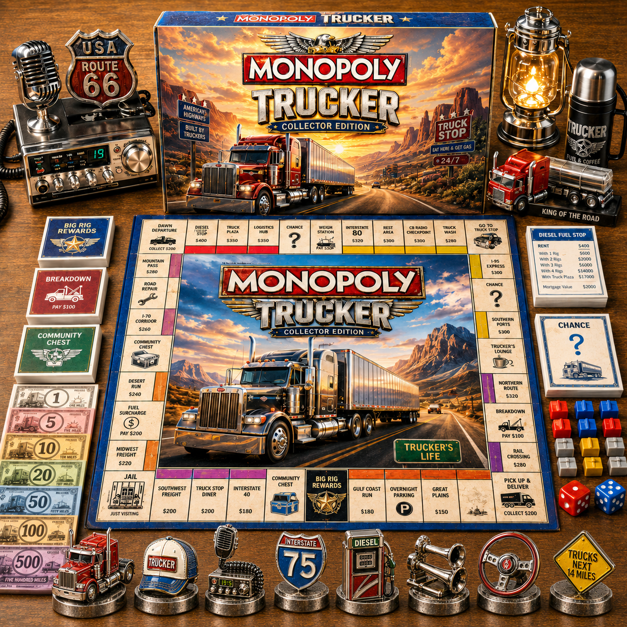 Premium TRUCK Board Game TMH